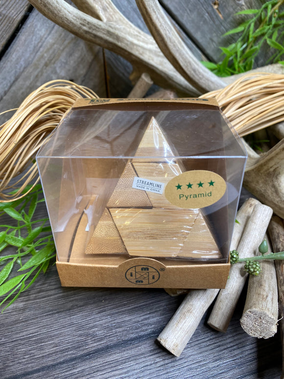 Toys - Eco Games Pyramid Bamboo Puzzle