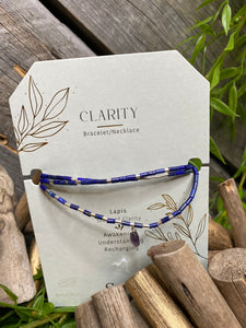Jewelry - Scout Curated Wears Lapis Stone of Clarity Bracelet/Necklace