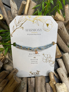 Jewelry - Scout Curated Wears Blue Howlite Stone of Harmony Bracelet/Necklace