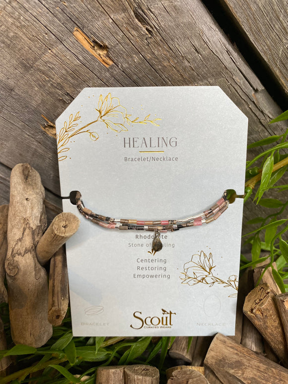 Jewelry - Scout Curated Wears Rhodonite Stone of Healing Bracelet/Necklace