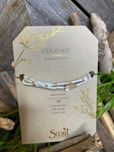 Jewelry - Scout Curated Wears Amazonite Stone of Courage Bracelet/Necklace