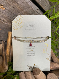 Jewelry - Scout Curated Wears Labradorite Stone of Magic Bracelet/Necklace