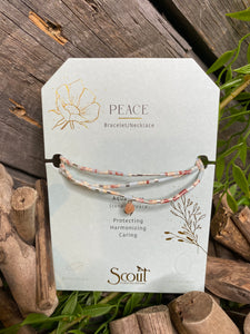 Jewelry - Scout Curated Wears Aqua Terra Stone of Peace Bracelet/Necklace