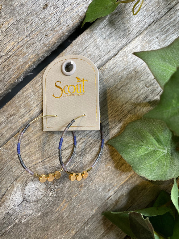 Jewelry - Scout Curated Wears Chromacolor Large Hoop Earrings in Dark Multi Gold