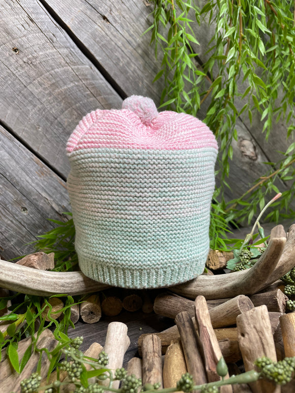 Winter Accessories - Baby Girl Toque in Louise Mint