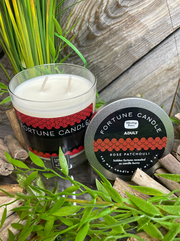 Giftware - Whiskey River Soap Adult Hidden Fortune Candle