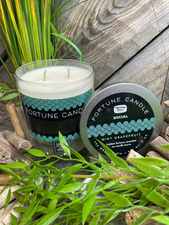 Giftware - Whiskey River Soap Social Hidden Fortune Candle
