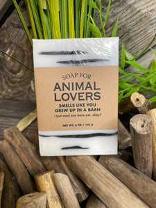 Giftware - Whiskey River Soap for "Animal Lovers"