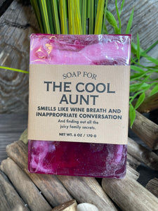 Giftware - Whiskey River Soap for "The Cool Aunt"