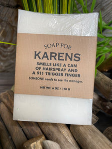 Giftware - Whiskey River Soap for "Karens"