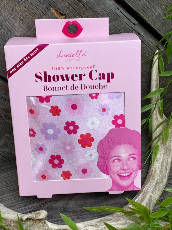 Self Care - Danielle Creations Shower Cap with Flower Print