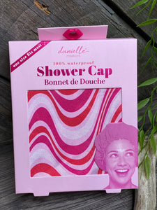 Self Care - Danielle Creations Shower Cap with Stripe Print