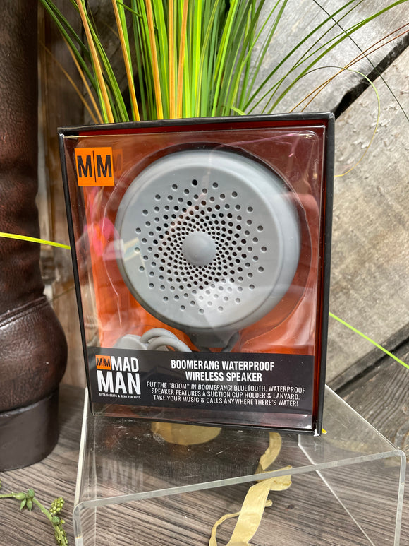 Giftware - Mad Man Boomerang Waterproof Wireless Speaker