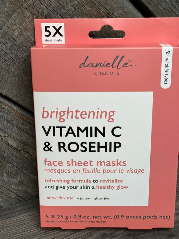 Self Care - Danielle Creations Brightening Face Mask with Vitamin C & Rosehip