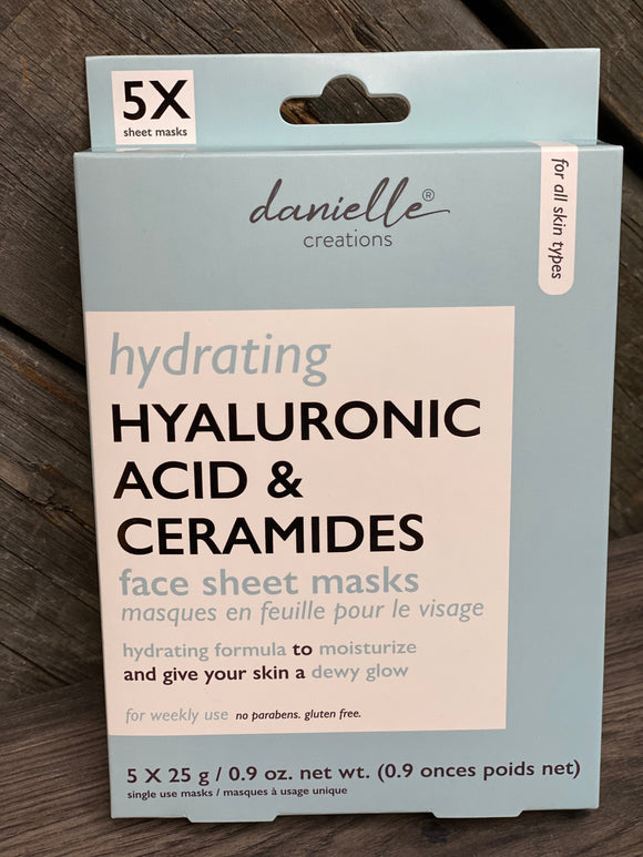 Self Care - Danielle Creations Hydrating Face Mask with Hyaluronic Acid & Ceramides