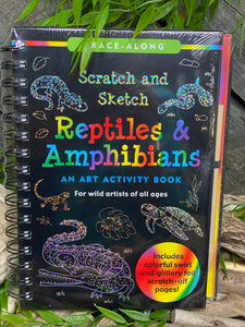Giftware - Trace Along "Reptiles & Amphibians" Scratch & Sketch
