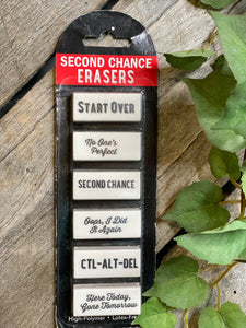 Giftware - Second Chance Erasers