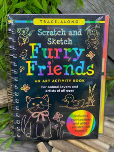 Giftware - Trace Along Scratch & Sketch "Furry Friends"