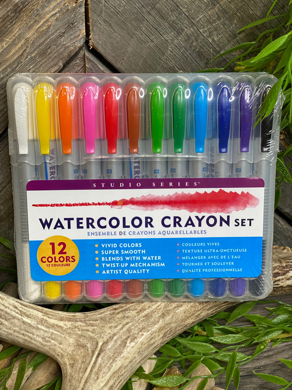 Giftware - Studio Series Water Color Crayon Set