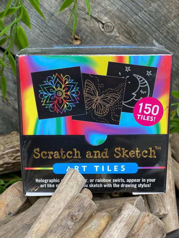 Giftware - Scratch & Sketch Art Tiles