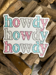 Giftware - Northwest Stickers "Howdy"