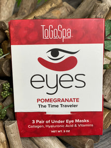 Self Care - To Go Spa Eyes Pomegranate "The Time Traveler"