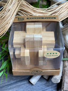 Toys - Eco Games Cross Roads Bamboo Puzzle