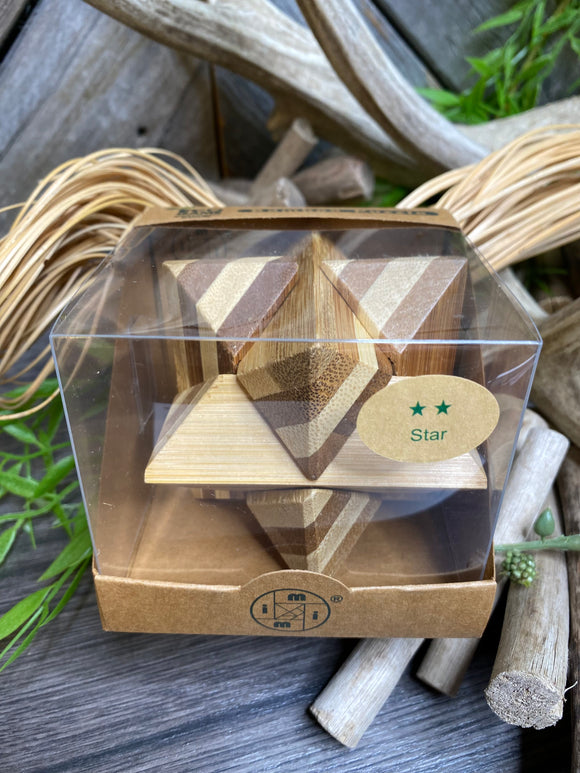 Toys - Eco Games Star Bamboo Puzzle