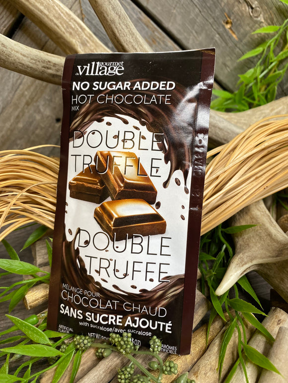 Gourmet Village - No Sugar Added Double Truffle Hot Chocolate