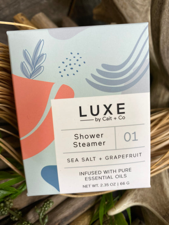 Self Care - Luxe By Cait & Co. Shower Steamer in Sea Salt & Grapefruit