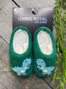 Self Care - Living Royal "Dino" Kids Slippers