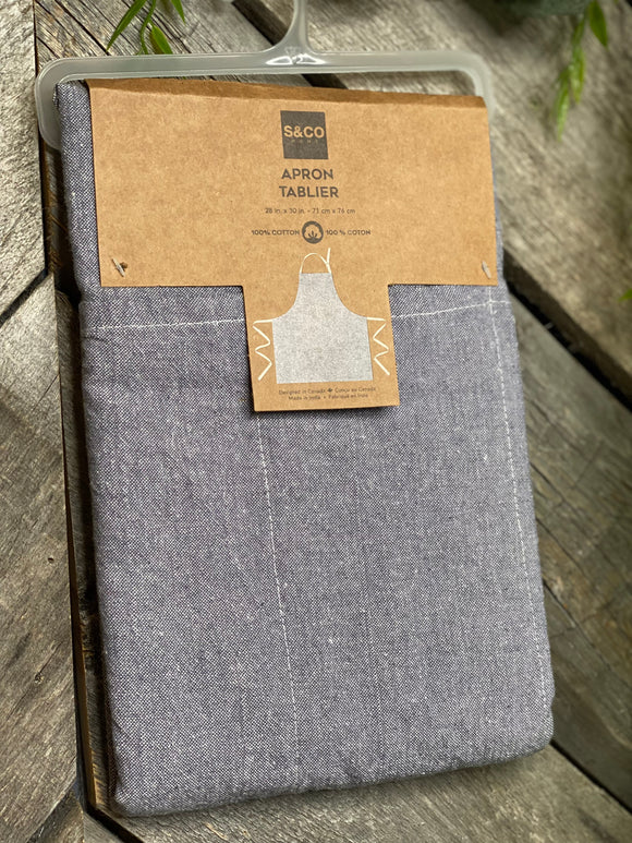 Gift Ideas - S&CO Home Apron in Grey