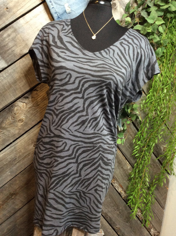 Z Supply - Zebra Print Short Sleeve Dress