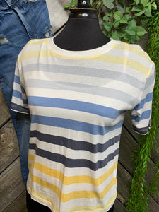 Z Supply - Blue/Grey & Yellow T-Shirt