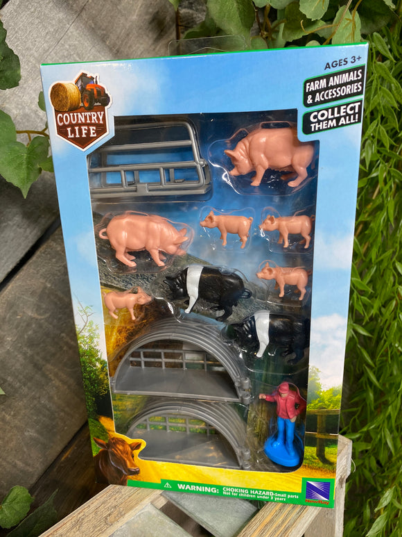 Toys - Country Life Farm Animals Pigs