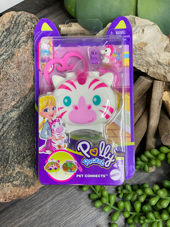 Toys - Pet Connects Zebra Unicorn Pocket Polly