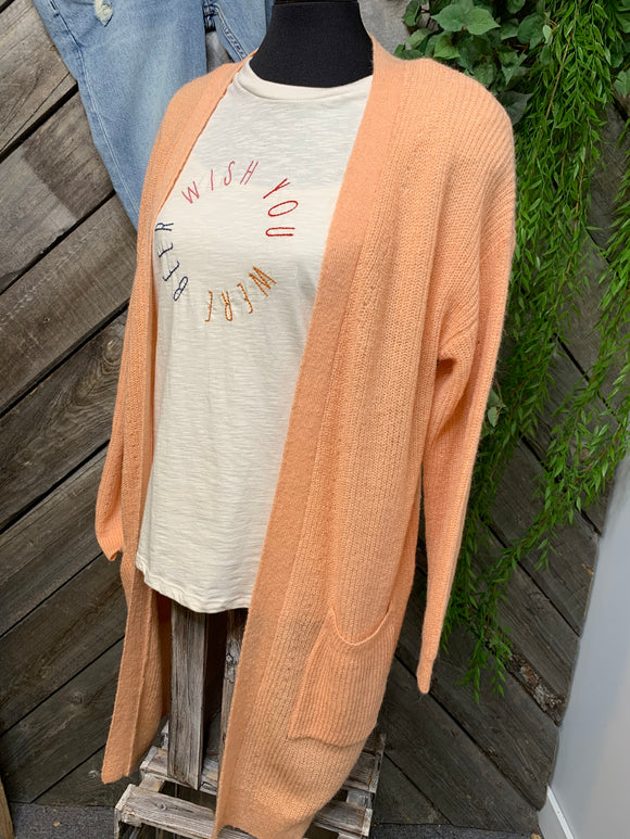 Gentle Fawn - Carrall Cardigan in Peach Blossom
