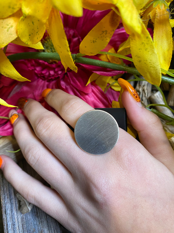 Jewelry - Pilgrim - Big Circle Ring in Silver