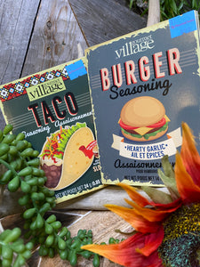 Gourmet Village - Taco Seasoning and Burger Seasoning