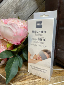 Self Care - Weighted Eye Mask in Grey