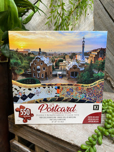 Toys - Postcard Collection in Park Guell Barcelona 550 Piece Puzzle