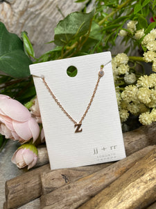 Jewelry - Fab Accessories - Necklace "Z" in Rose Gold