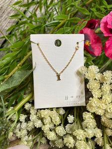 Jewelry - Fab Accessories - Necklace "J" in Gold