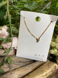 Jewelry - Fab Accessories - Necklace "F" in Gold