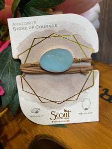 Jewelry - Scout Curated Wears - Amazonite Necklace/Bracelet "Stone of Courage"