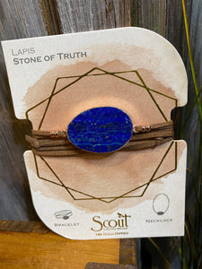 Jewelry - Scout Curated Wears - Lapis Necklace/Bracelet "Stone Of Truth"