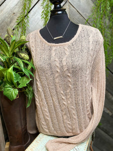 Free People - Knit Sweater in Frapp Combo