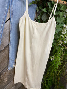 Blowout Sale - Free People Ivory Fitted Slip
