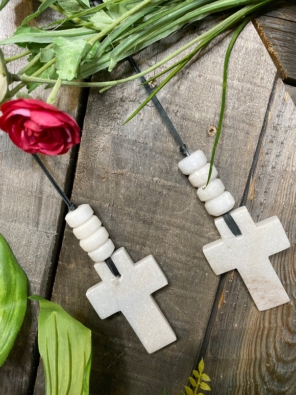 Giftware - White Crosses on Black Neck Tie