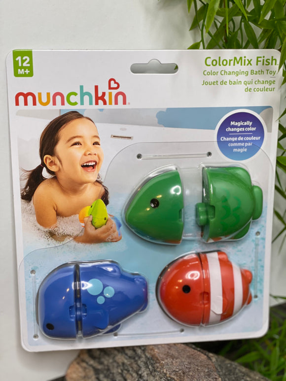 Baby Boutique - Munchkin Color Mix Fish - Color Changing Bath Toy